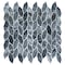Andova Tiles SAMPLE Channing Elongated Hex 1 x 25 Marble Honeycomb Mosaic Wall  Floor Tile SAM-ANDCHA138 - alternate 1